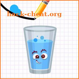 Happy Water Glass: Brain Training with Fun Puzzles icon