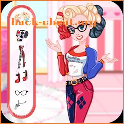 Harley Quiin Dress up pricess quinn game icon