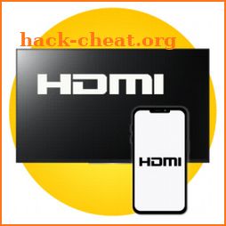 HDMI Connector Phone and TV icon