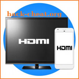 HDMI Connector Phone with TV icon