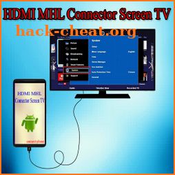 HDMI MHL Connector Screen TV icon