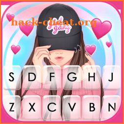 Heart Swag Girl Keyboard Background icon