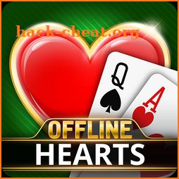 Hearts Offline - Single Player Free Hearts Game icon