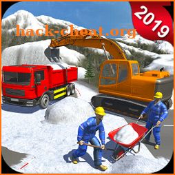 Heavy Excavator Snow Machine Simulator 2019 icon