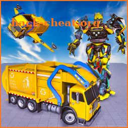 Heavy Garbage Truck Robot Wars: flying robot games icon