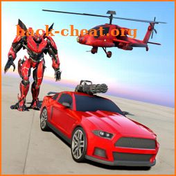 Helicopter Robot Car Transform Robot Games icon