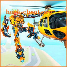 Helicopter Robot Transform War – Air robot games icon