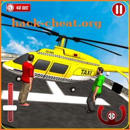 Helicopter Tourist Taxi Simulator- Taxi Games 2019 icon