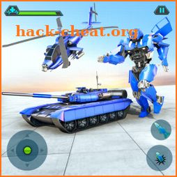 Helicopter Transform War Robot Hero: Tank Shooting icon