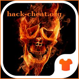 Hell Skull Fire 3D Theme icon
