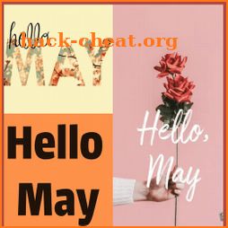 Hello May images and quotes icon