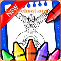 Hero Spider Coloring Page icon