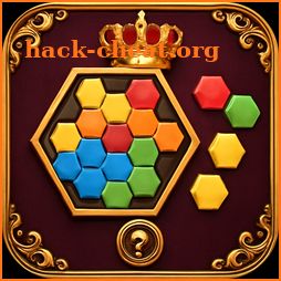 Hexagonal Pieces: Merge icon