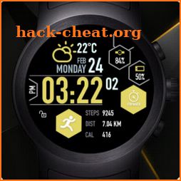 Hexane Watch Face and Clock Live Wallpaper icon