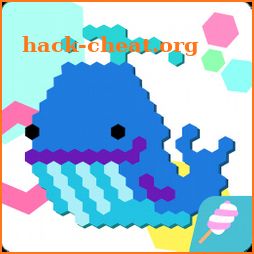HexaParty - Pixel art coloring book for kids icon