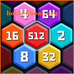 HexPuz - Free 2048 Merge Block Number Puzzle Game icon