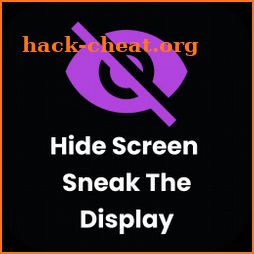 Hide Screen Sneak The Display icon