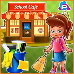 High School Cafe Clean: Cleaning Games 2019 icon