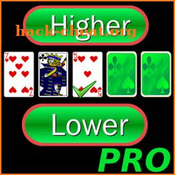 Higher or Lower Pro card game icon