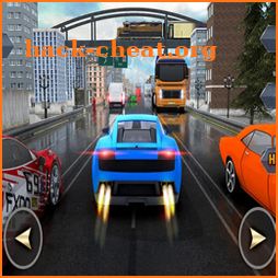 Highway Car Racing game 3D icon