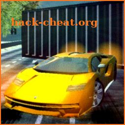 Highway traffic car racer game icon