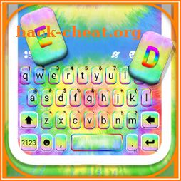 Hippy Tie Dye Keyboard Theme icon