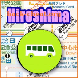 Hiroshima Bus Map Offline icon