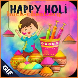 Holi GIF : Holi Stickers For Whatsapp icon