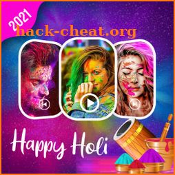 Holi Video Maker with Music - Holi Video Status icon