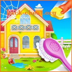 Home cleaning game for girls icon