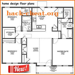 home design floor plans icon