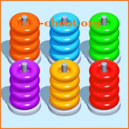 Hoop Stack Puzzle - Color Sort - Stack Sort Puzzle icon