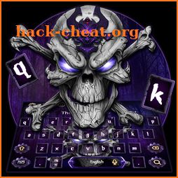 Horrible Skull Purple Keyboard icon