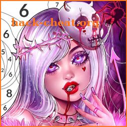 Horror Color by Number icon