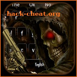 Horror Devil Skull Gun Keyboard icon