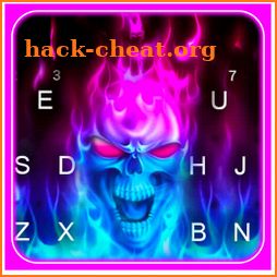 Horror Fire Skull Keyboard Theme icon