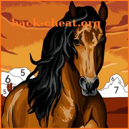 Horse Color by Number icon