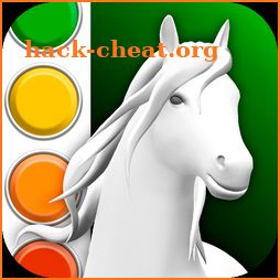 Horse Coloring Book 3D icon