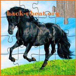 Horse Jigsaw Puzzles Game - For Kids & Adults 🐴 icon
