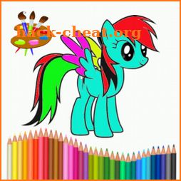 Horse pony drawing with friends icon