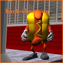 Hot Dog Neighbor. Hello Sausage 3D icon