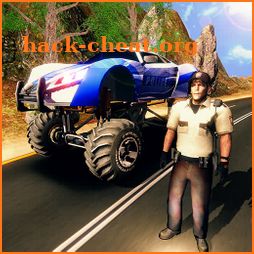 Hot pursuit Monster truck 3d: GT police chase icon