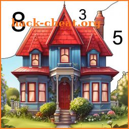 House Color by number game icon