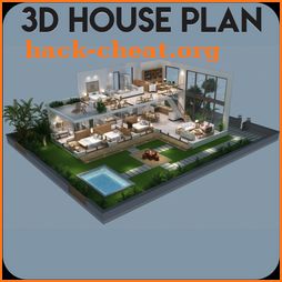 House Model  3D icon