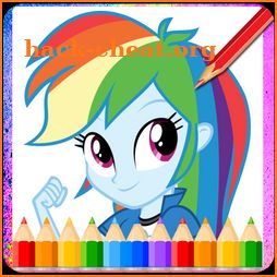 How to color Equestria girls icon