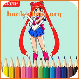 How to Color Sailor Moon Coloring Book icon