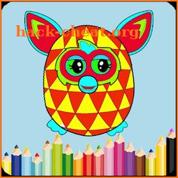 How to color The Furby Bubble Boom icon