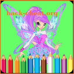 How to color winx club icon