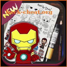 How to Draw Avengers 2018 icon