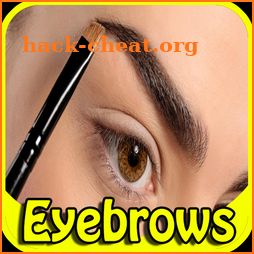 How to draw eyebrows shaping step by step tutorial icon